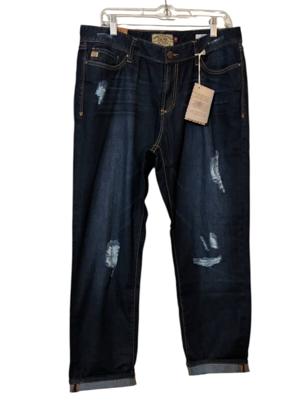 NWT Dear John Jess Boyfriend Jeans Dark Wash Size 31